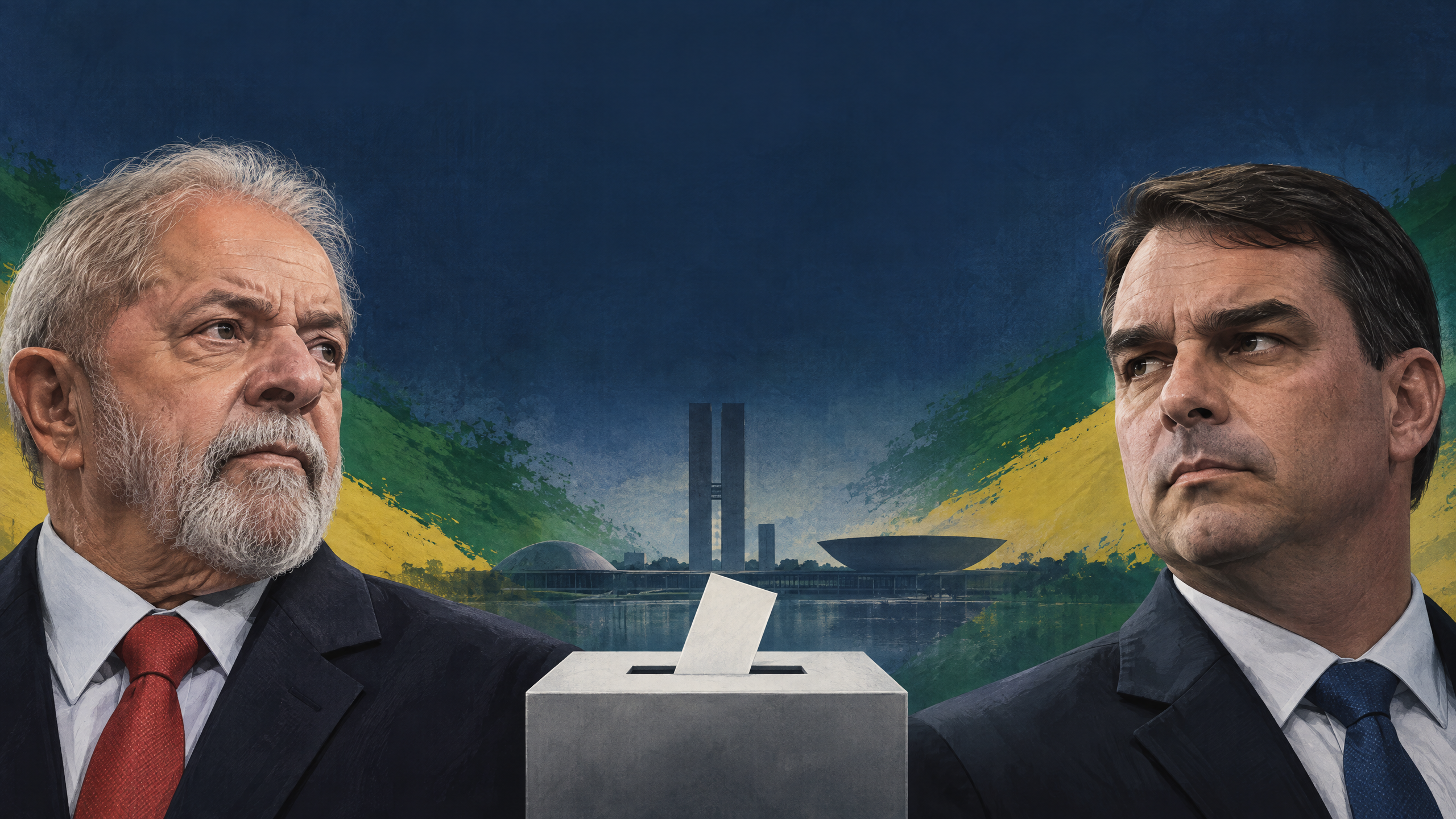 Flávio Bolsonaro aventaja a Lula y Brasil irá a balotaje